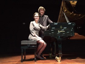 Con il pianista Roberto Olzer
